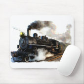 Passagier-Dampf-Zug Mousepad (Mit Mouse)
