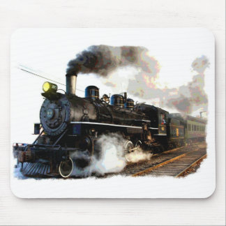 Passagier-Dampf-Zug Mousepad