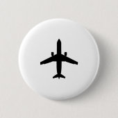 Passagier Flugzeug Button (Vorderseite)