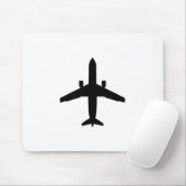 Passagier Flugzeug Mousepad (Mit Mouse)