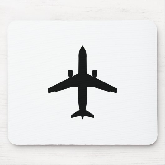 Passagier Flugzeug Mousepad (Vorne)