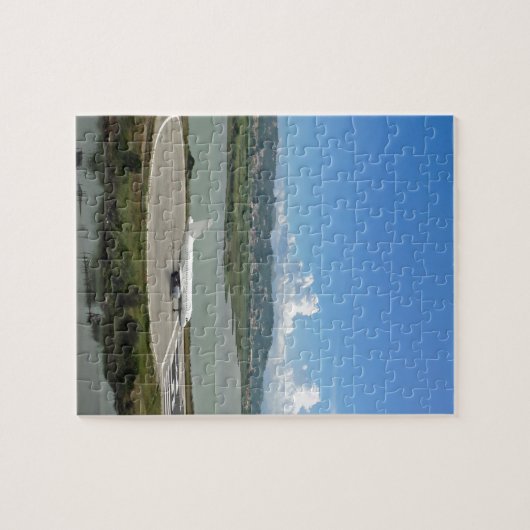 Passagier-Flugzeug Puzzle (Horizontal)