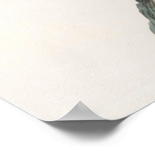 Passagier-Taube (1838) John J. Audubon Poster (Ecke)