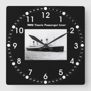 Passagier-Zwischenlagen-Wanduhr Effektivwerts Quadratische Wanduhr