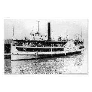 Passagierdampfer der Great Lakes R.B. Hayes Fotodruck