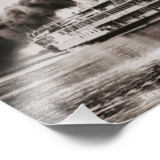 Passagierdampfer der Great Lakes Tashmoo 1908 Fotodruck (Ecke)