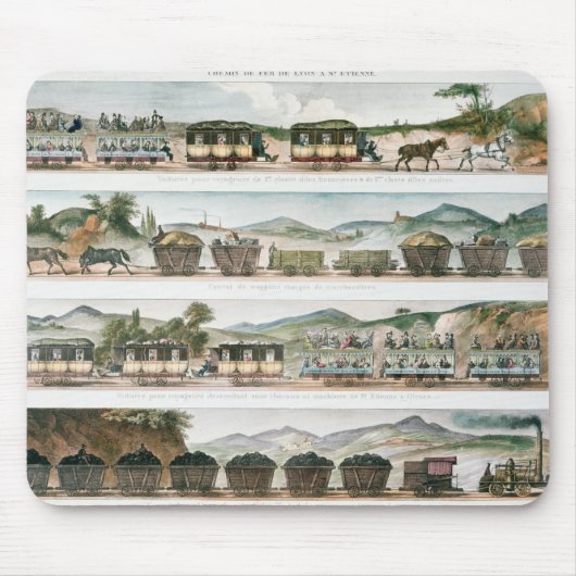 Passagiere und befördern die erste französische mousepad (Vorne)