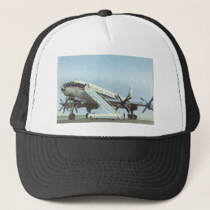 PASSAGIERFLUGZEUG Aeroflots Tu 114 Truckerkappe