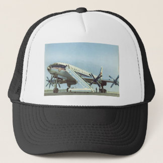 PASSAGIERFLUGZEUG Aeroflots Tu 114 Truckerkappe