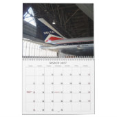 Passagierflugzeug-Kalender Kalender (Mär 2027)