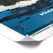 Passagierschiff England Vintage Travel Poster (Ecke)