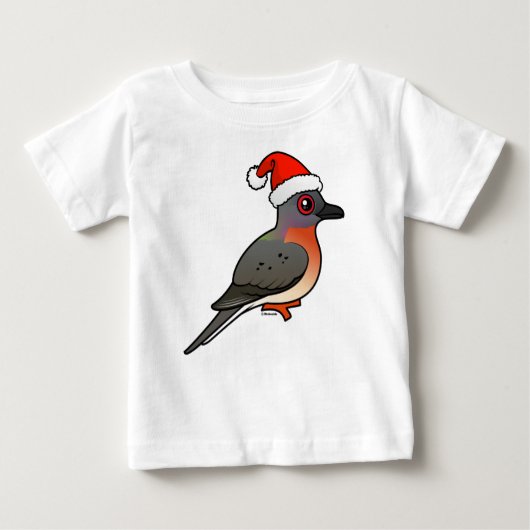 Passagiertaube Santa Baby T-shirt (Vorderseite)