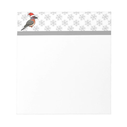 Passagiertaube Santa Notizblock (Vorderseite)