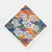 Passah-Seder-Platte Pesach-Tischdekoration Serviette (Ecke)
