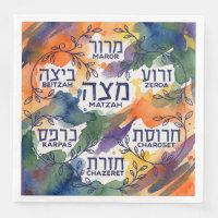 Passah-Seder-Platte Pesach-Tischdekoration