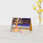 Passahfest-Baum-Grußkarte Karte (Gelbe Blume)