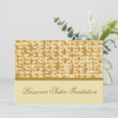 Passahfest-Feier-Einladungs-Karte Einladung (Stehend Vorderseite)