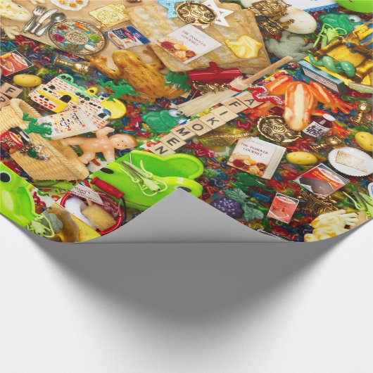 Passahfest-Packpapier, 30" x 6' Geschenkpapier (Ecke)