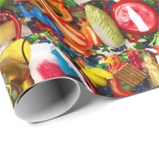 Passahfest-Packpapier, 30" x 6' Geschenkpapier (Rolleneckpunkt)