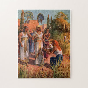 PASSAHFEST-PUZZLESPIEL MOSES ALS BABY PUZZLE