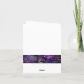 Passahfest-rosa Orchideen-Karte Karte (Rückseite)