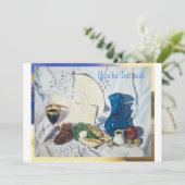 Passahfest Seder Einladung (Stehend Vorderseite)