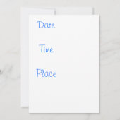 Passahfest Seder Einladung (Rückseite)