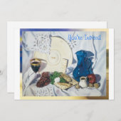 Passahfest Seder Einladung (Vorne/Hinten)