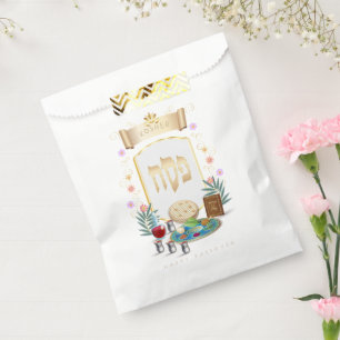 Passahfest Seder reine Pesach Symbole Geschenktütchen