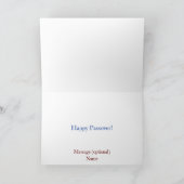 Passahfest-Wörter und Matzah-Stern Karte (Innenseite)