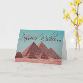 Passahfest-Wünsche Karte (Gelbe Blume)