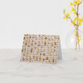 Passahfestmatzoh-Gruß-Karte ~ fertigen besonders Karte (Gelbe Blume)