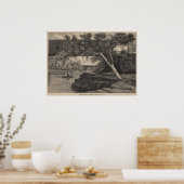 Passaic River, Little Falls NJ, Vintag Poster (Küche)