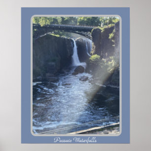Passaiisches Wasserfall-Poster Poster