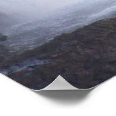 Passaiisches Wasserfall-Poster Poster (Ecke)