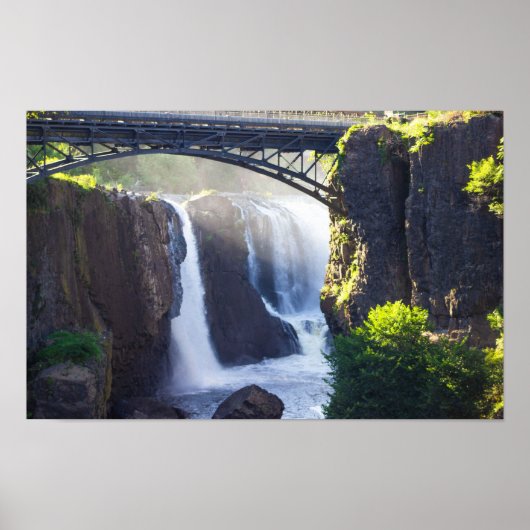 Passaiisches Wasserfall-Poster Poster (Vorne)