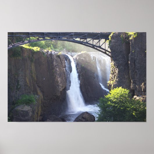 Passaiisches Wasserfall-Poster Poster (Vorne)