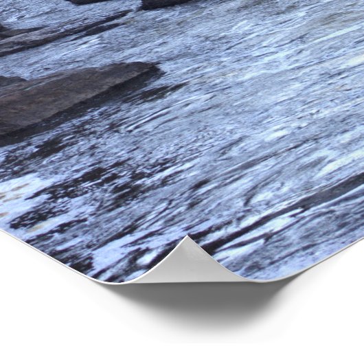 Passaiisches Wasserfall-Poster Poster (Ecke)