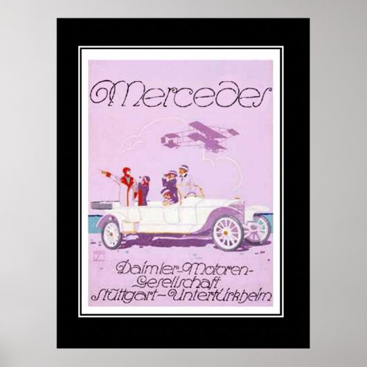 Passanger Car Vintage Poster der 20er Jahre (Vorne)
