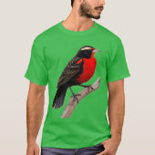 Pássaro peito-vermelho-grande (Sturnella defilipp) T-Shirt (Vorderseite)