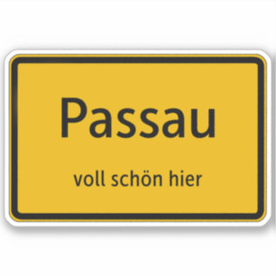 Passau Aufkleber Sticker Autoaufkleber