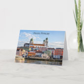Passau, Germany cityscape photograph Karte (Vorderseite)