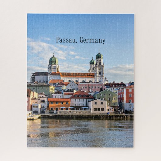 Passau, Germany cityscape photograph Puzzle (Vertikal)