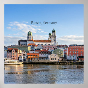 Passau, Landschaft Deutschland Poster