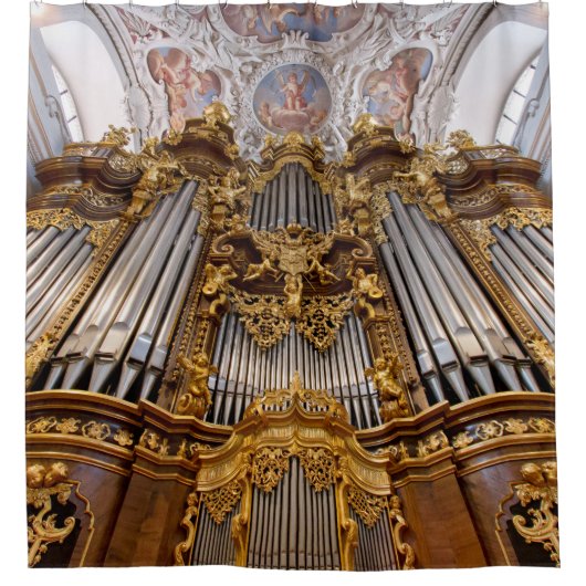 Passauer Pfeifendusche Duschvorhang (Vorderseite)