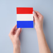 PASSBARER Flyer Rot, Weiß und Blau (Gruppe)