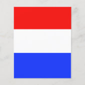 PASSBARER Flyer Rot, Weiß und Blau (Vorne)