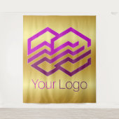 Passe dein Logo oder Bild an Wandteppich (Vorderseite)