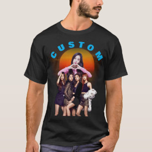 PASSE DEINE EIGENE Mädchen-Idee Hier vintage T-Shi T-Shirt