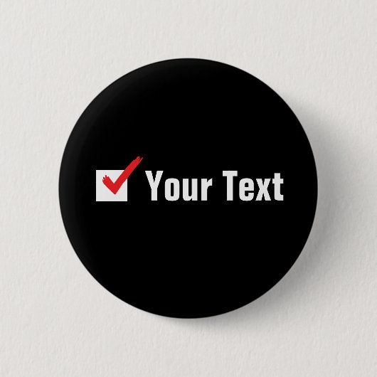 Passe deinen eigenen sozialen Status an - persönli Button (Vorderseite)